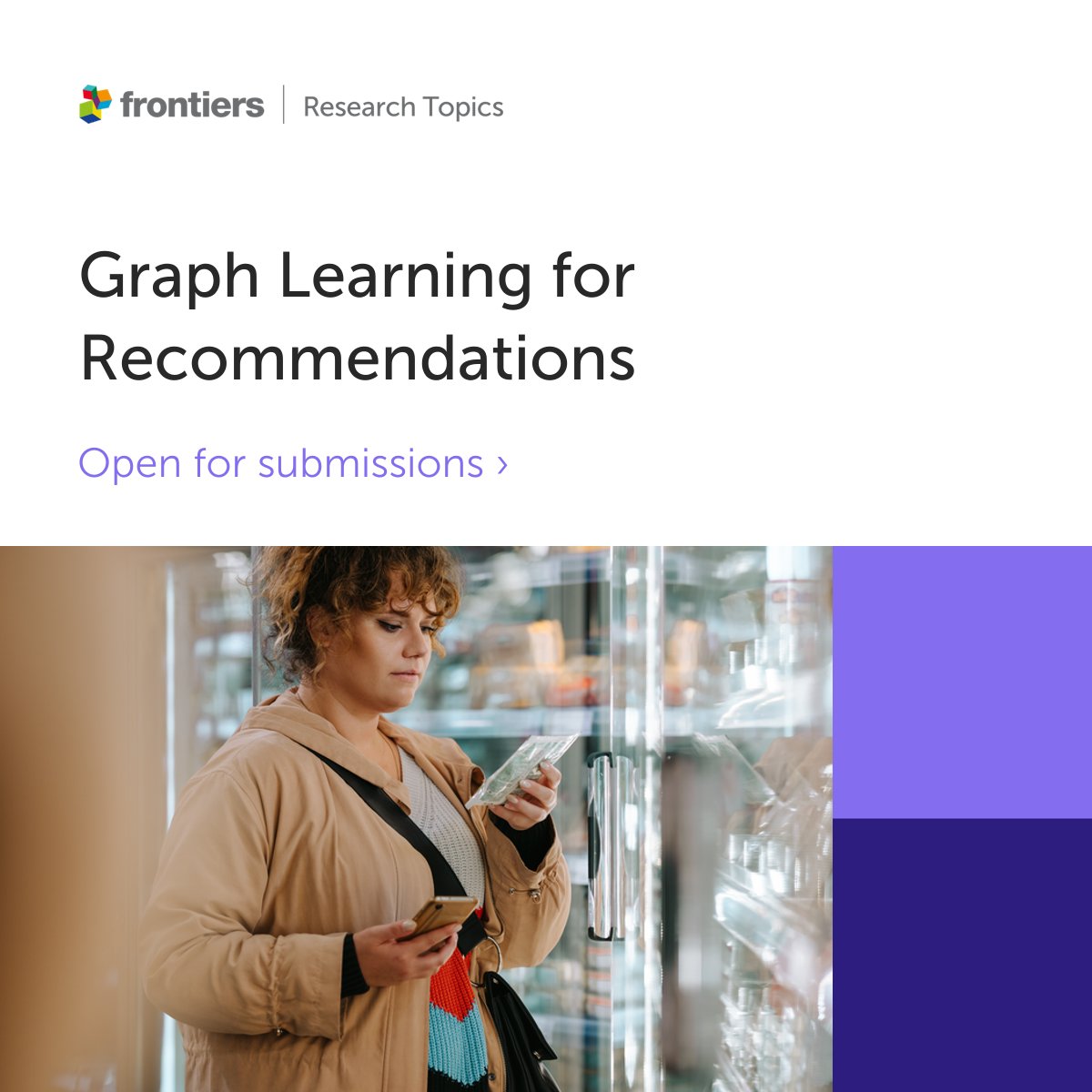 #Callforpapers in applications, methodology, and application research focusing on graph learning for recommendation systems 📢

frontiersin.org/research-topic…

#recommendersystems #deeplearning #graphs