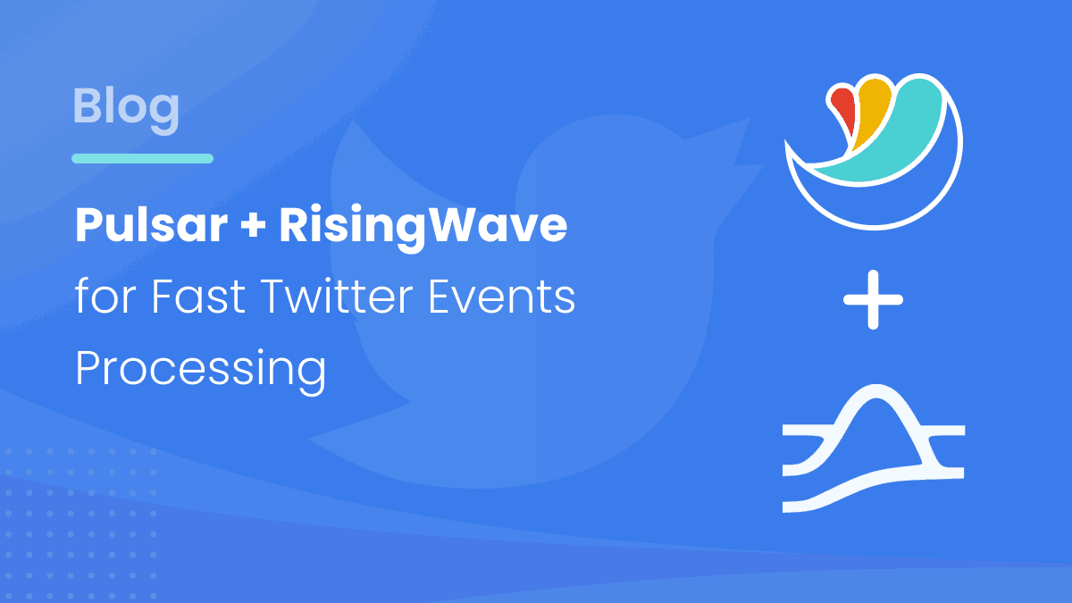apache_pulsar's tweet photo. 🌊Get more meaning out of your social media data using #RisingWave + #ApachePulsar! 📰 New tutorial blog on how RisingWave can connect to an Apache Pulsar stream to query tweets for fast #Twitter #eventprocessing: https://t.co/FVQJDwG8zp https://t.co/4WAWG6iMuc