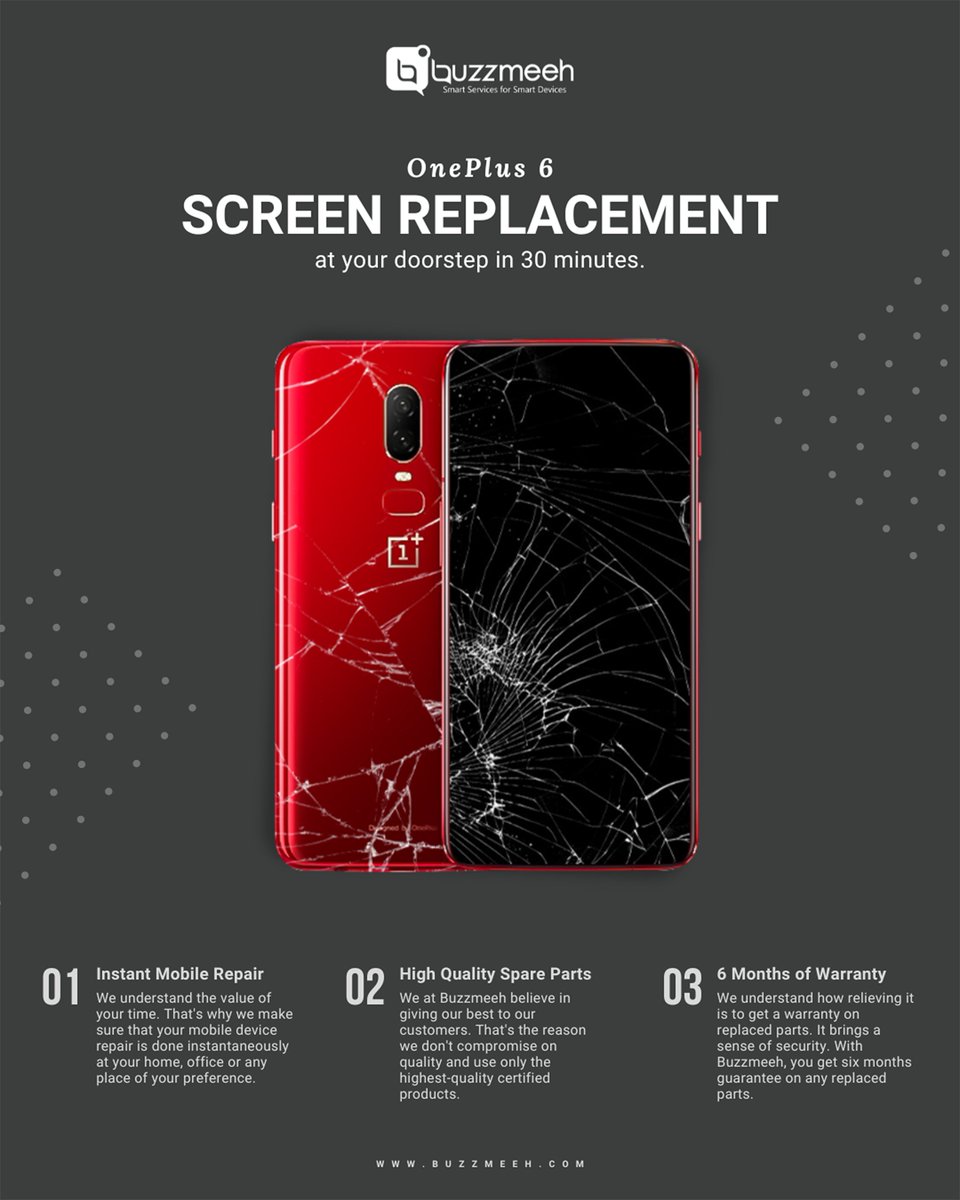 buzzmeeh's tweet image. OnePlus 6 Screen Replacement in 30 minutes. Call Now 8010969696

For more information visit WhatsApp Chat
wa.me/918010969696

#OneplusScreenReplacement #OneplusBackglassReplacement #Oneplus6ScreenReplacement #Oneplus6BackglassReplacement