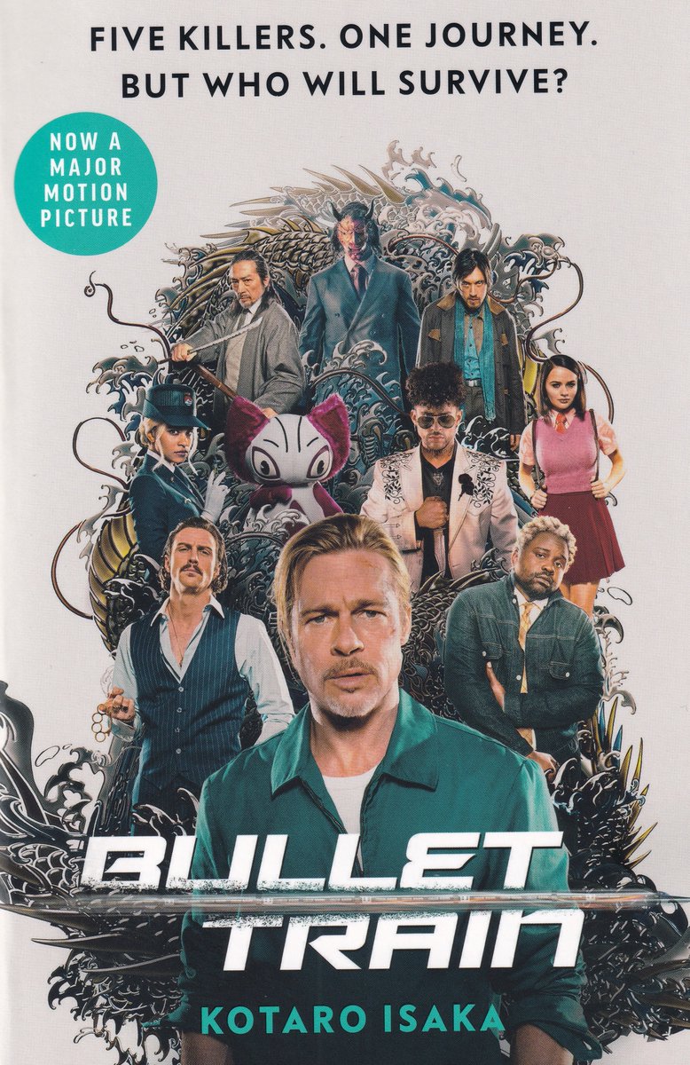 Thanks to <a href="/vintagebooks/">Vintage Books</a> to tie-in with the cinema release of Bullet Train starring Brad Pitt &amp; Joey King we have Kotaro Isaka's book to give away 

Follow, like and RT to win 

UK addresses only. #competition ends 11:59 pm UK time 7th August. One winner will be drawn from entries