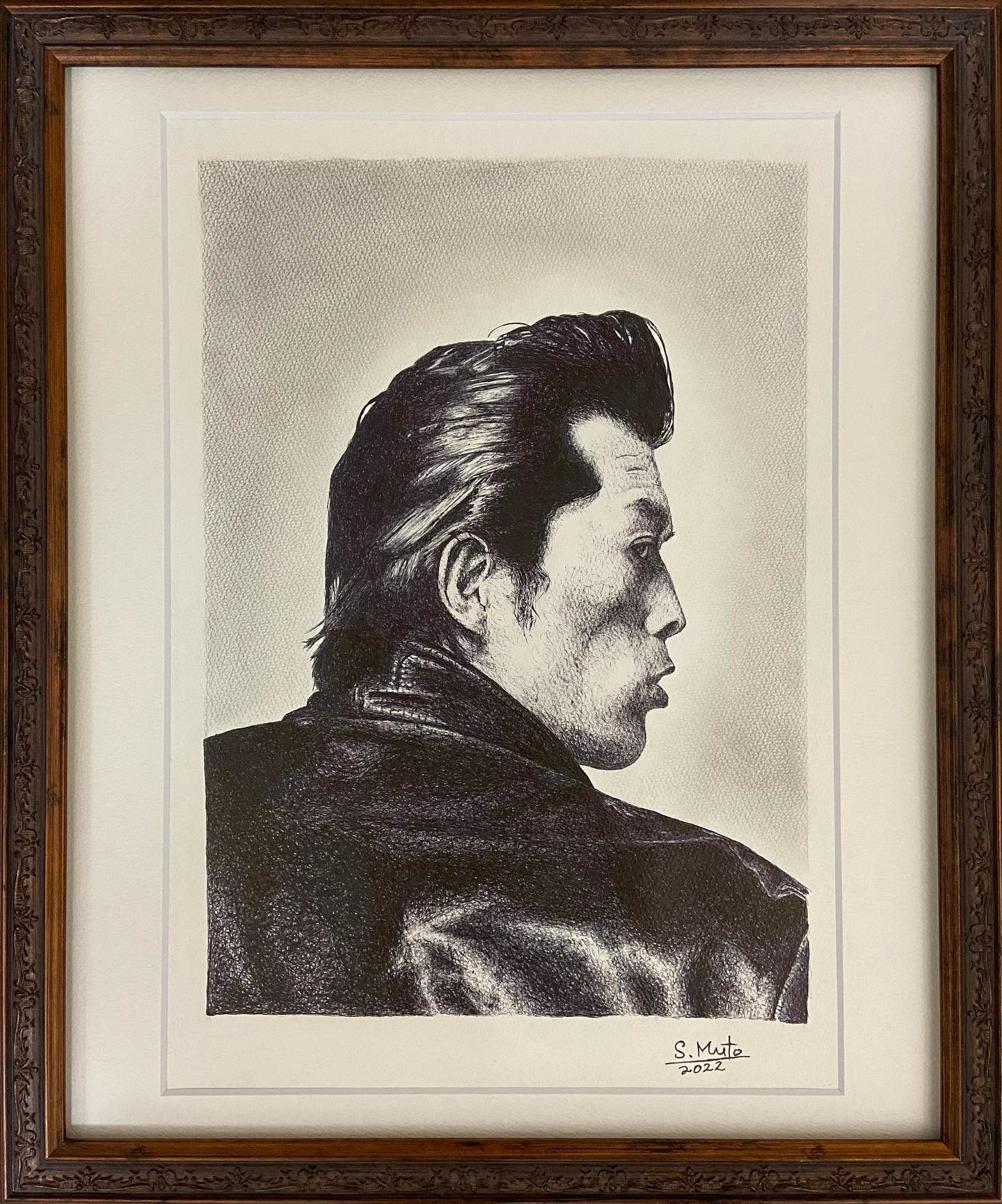 矢沢永吉さんコラボ肖像画 弘兼憲史 レプリカ - ミュージシャン 矢沢永吉さんコラボ肖像画 弘兼憲史 レプリカ - ミュージシャン