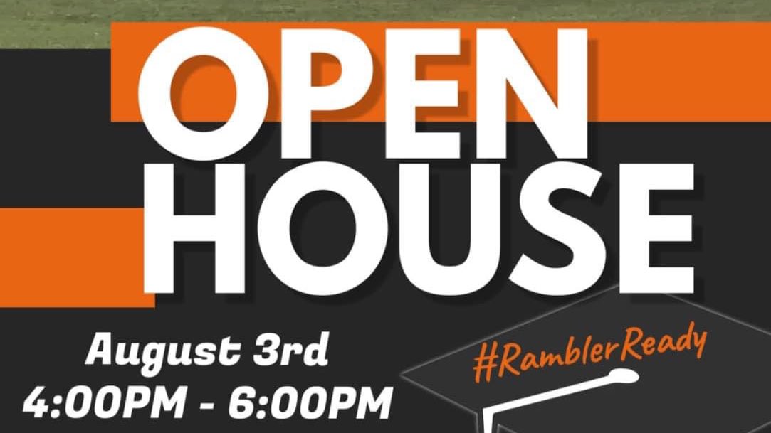 LaFayette High School 
OPEN HOUSE TONIGHT!!
August 3rd ~ 4:00-6:00 PM