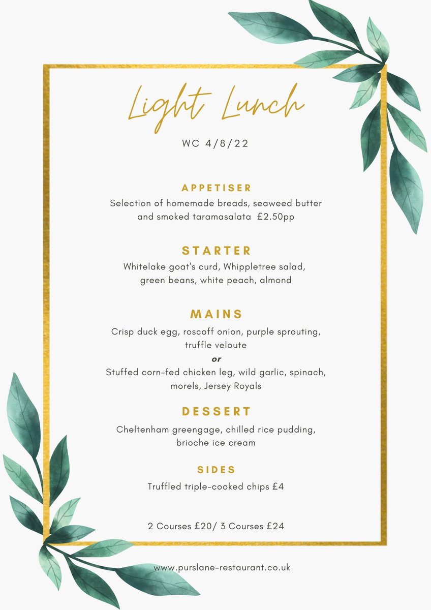 eatatpurslane's tweet photo. While the cost of everything else is going up, we're reducing the price of our Light Lunch menu throughout August. Book now.

@MadeinGlos @TURFcheltenham @OurChelt @visitchelt @CheltenhamBID 
#Cotswolds #Lunch #Cheltenham #LunchForLess #EatLocal https://t.co/3STLNksZyH