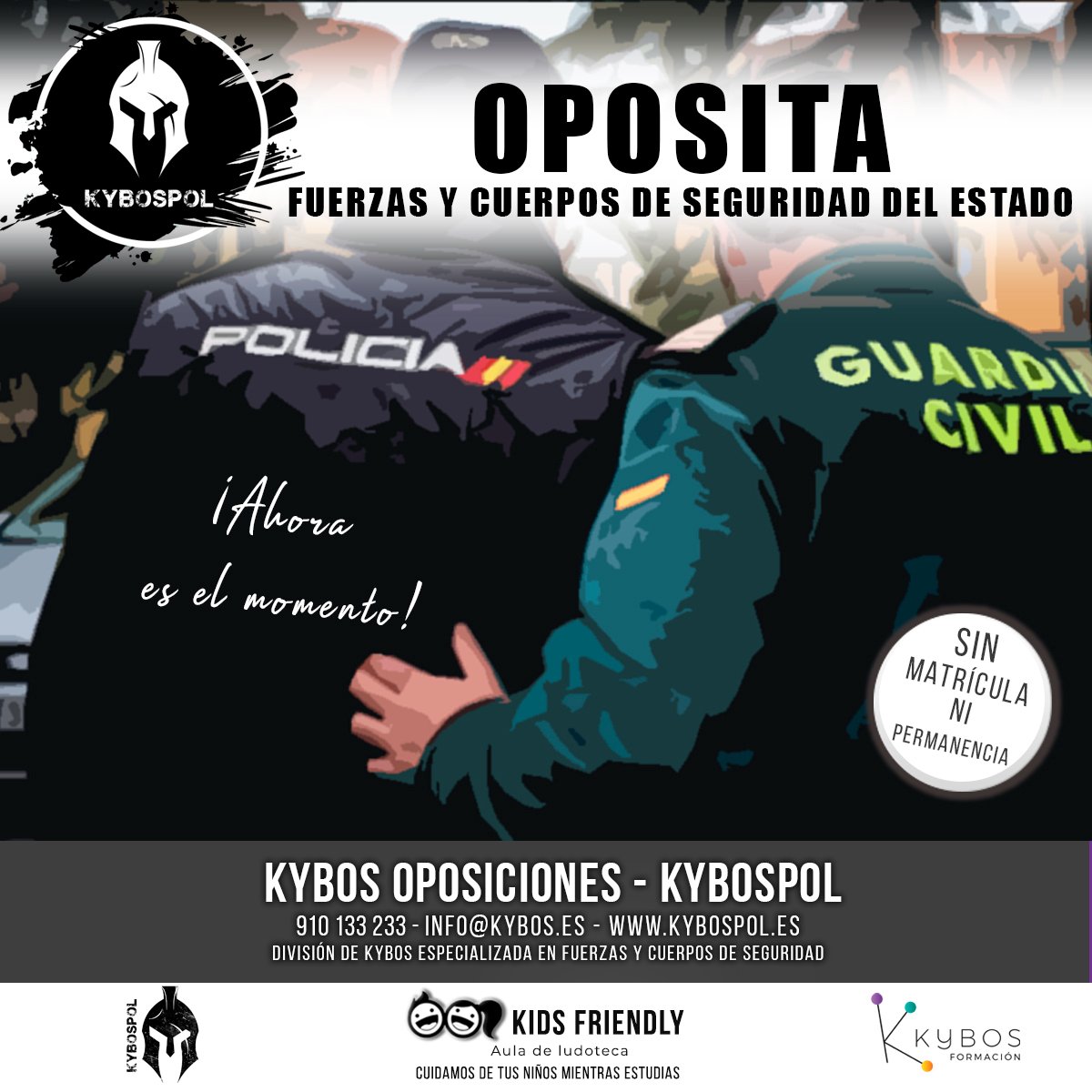 KybosFormacion's tweet photo. ⚫KYBOSPOL “Centro Preparador de Oposiciones de FCSE”. En Rivas Vaciamadrid⚫

¿Estás pensando en prepararte una oposición?
¡El momento es ahora!

Más información: https://t.co/un6zv9WW6J | 910 133 233 - 679 07 82 17 | info@kybos.es
#centrodeoposiciones #oposiciones https://t.co/K6Z4aKoz4R