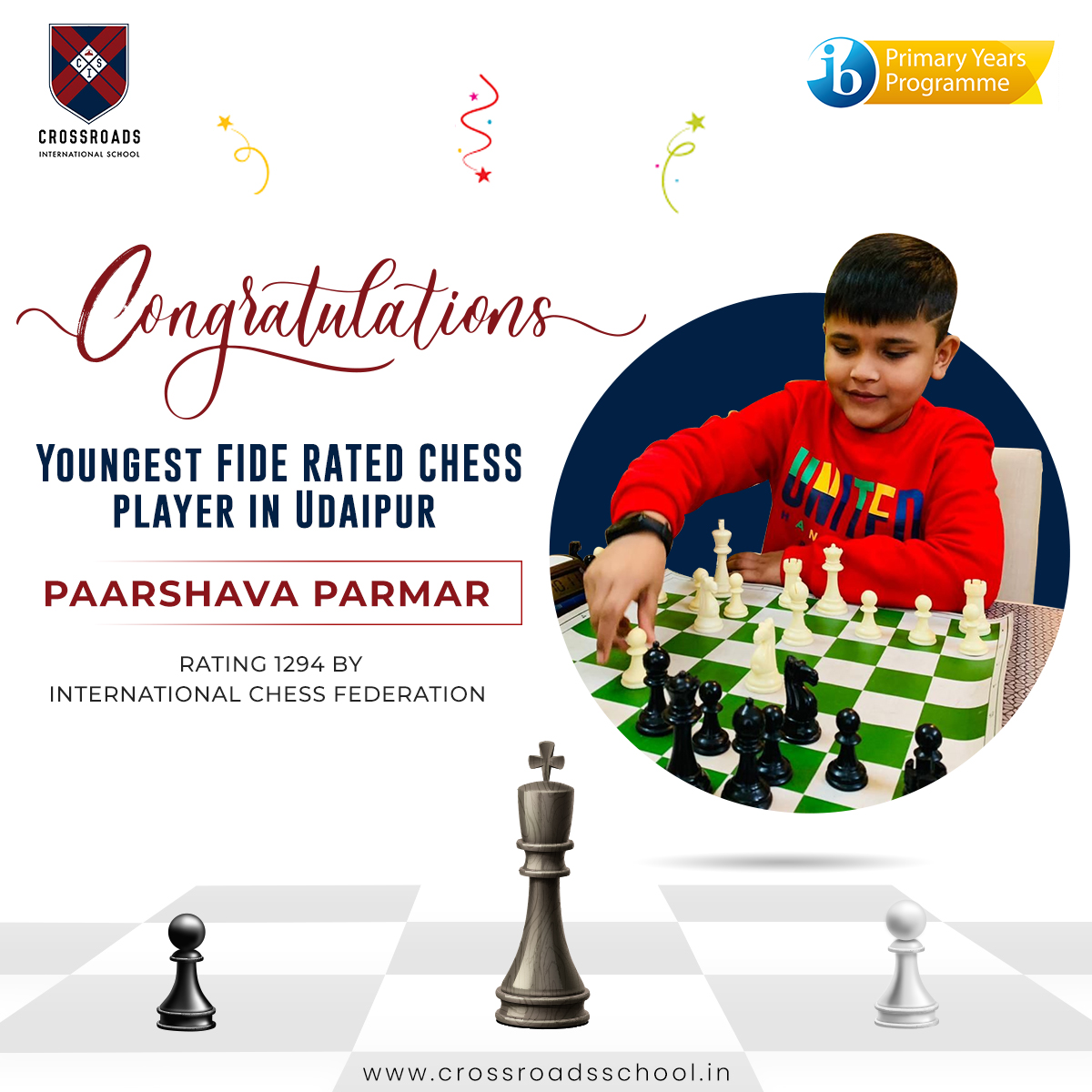 The youngest FIDE-rated player!