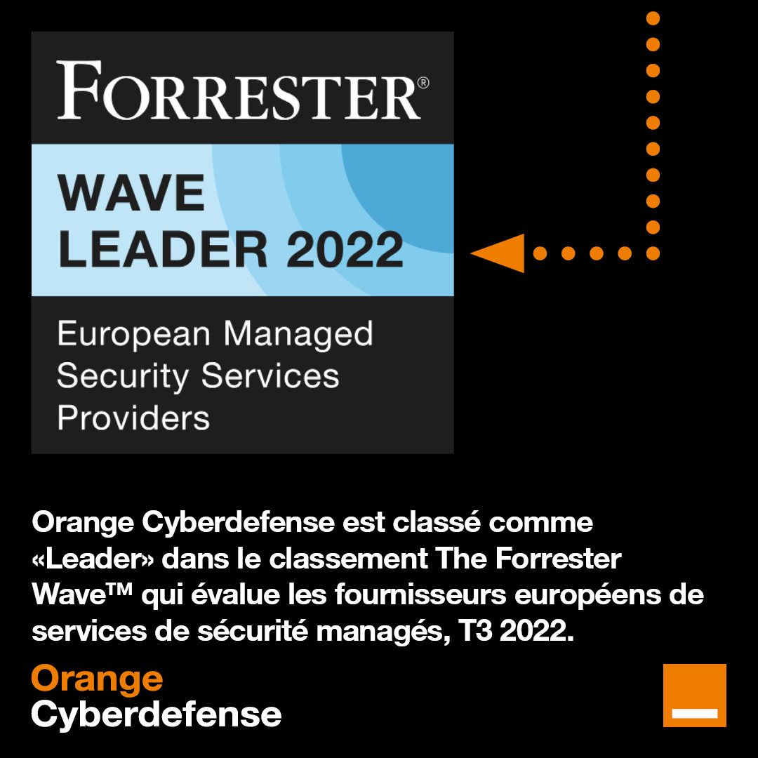 Nous sommes très fiers d'annoncer qu'<a href="/orangecyberdef/">Orange Cyberdefense</a> est classé comme  "Leader" dans le classement The Forrester Wave™ qui évalue les fournisseurs européens de services de sécurité managés, T3 2022 🏆. 

Téléchargez le e rapport Wave™ 👉 orangecyberdefense.com/fr/qui-sommes-…