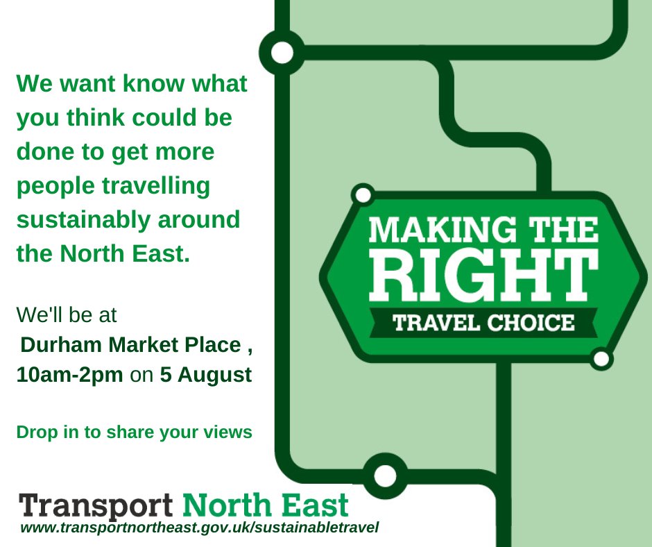 Come along and share your views with us on Friday as part of our sustainable transport consulation 😀