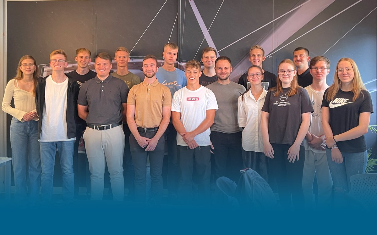 Welcome to the company - yesterday, 16 new #apprentices started their #training at our yard in #Greifswald. We wish them lots of success in their journey as #boatbuilders, #carpenters , #warehouse logistics specialists, #industrialclerks, #mediadesigners & #productdesigners 🥳