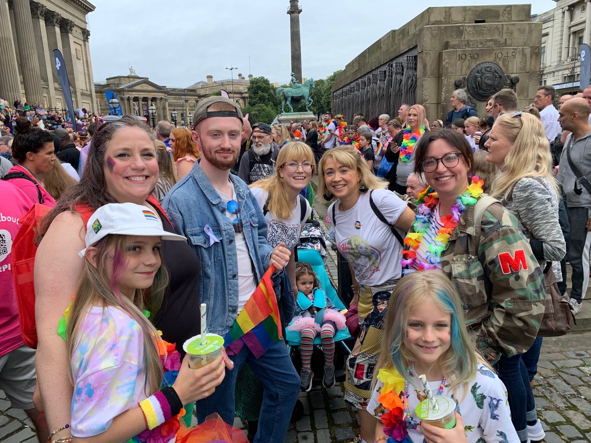LivvHousing's tweet photo. What a great day some of our Livv staff and their family members had on Saturday as they ‘marched with Pride’ through Liverpool. 

Everyone came together to show their support for the LGBTQ+ community and it was a great day had by all! 🏳️‍🌈❤️

#liverpoolpride2022 #loveislove https://t.co/WWUAHP0MuK