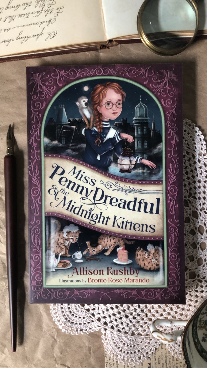 Bronte Rose Marando (@brontemarando) on Twitter photo Happiest of book birthdays to <a href="/Allison_Rushby/">Allison Rushby</a> 's Miss Penny Dreadful & The Midnight Kittens! It was such a pleasure creating the cover and all the illustrations throughout! Definitely pick this up from the bookstore if you love mystical mysteries! Happiest of book birthdays to <a href="/Allison_Rushby/">Allison Rushby</a> 's Miss Penny Dreadful & The Midnight Kittens! It was such a pleasure creating the cover and all the illustrations throughout! Definitely pick this up from the bookstore if you love mystical mysteries!