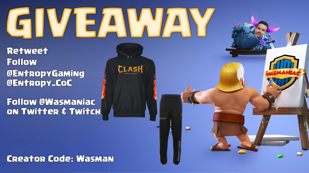 Another day, another #clashiversary giveaway!! 🔥 This time together with my favorite clash team! 🥰 If you wanna have a shot at winning this FIRE outfit make sure to follow the instructions and retweet! 🔥

Winner drawn in 48 hours! 
#sponsored