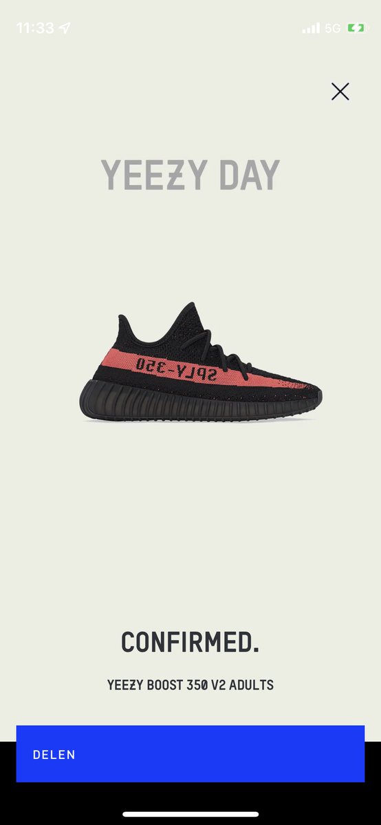 I thought this morning, shall I make an account and I did am wanna Thank you <a href="/adidas/">adidas</a> for letting me buy this awesome #Yeezy350V2CoreBlackRed on #YEEZYDAY on my 1st try 🔥🔥🔥