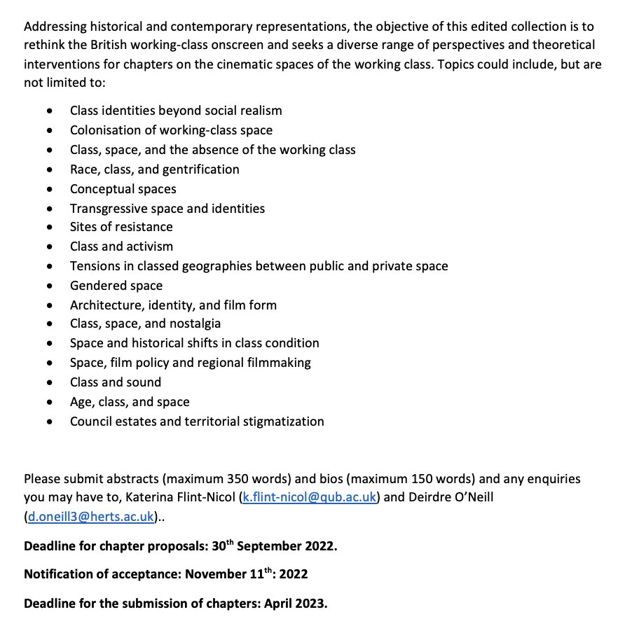 Journal of Class and Culture tweet media