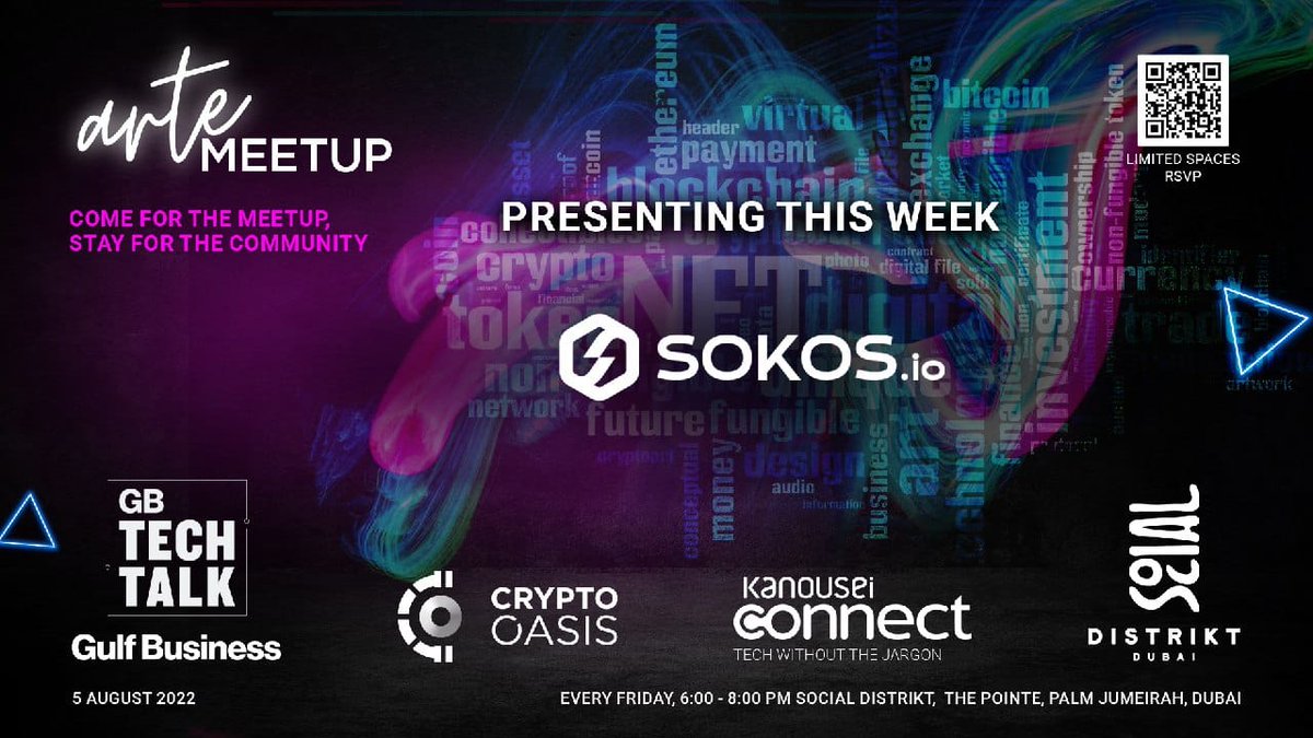 khalidshaikh85's tweet photo. One of the presenting projects at this weeks Meetup is https://t.co/9dm8aJnapc. 
 
SOKOS is a decentralized marketplace
 
For more information visit:- https://t.co/y7oWJNkL8q 
 
Register to this week's meetup and learn more about the innovative platform! 
https://t.co/XkoTonL3sb https://t.co/2ckYzlhCMy
