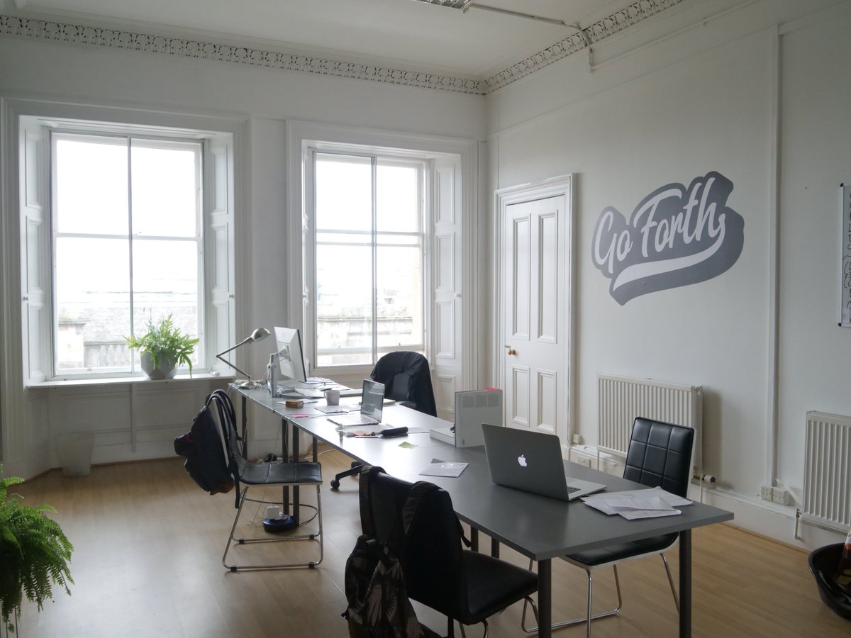 GoForth__'s tweet image. Nice to *finally* be in our new office in sunny Leith and see it starting to take shape #hybridwork #backtooffice #brand #advertising #goforth