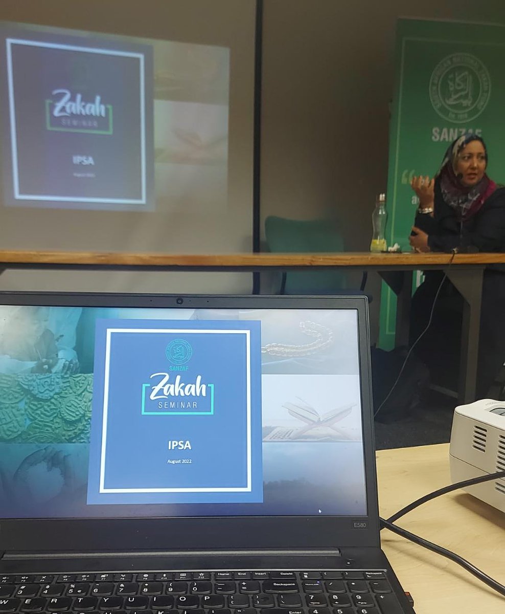 SANZAFSA's tweet photo. SANZAF CEO, Yasmina Francke gives a presentation on Zakah to IPSA students. 

For more information, visit https://t.co/fjBvtmFBj0 or call any of our offices 

Believe in a better tomorrow 

#Believe #Zakah #Empowerment https://t.co/r3rQPvXpfu