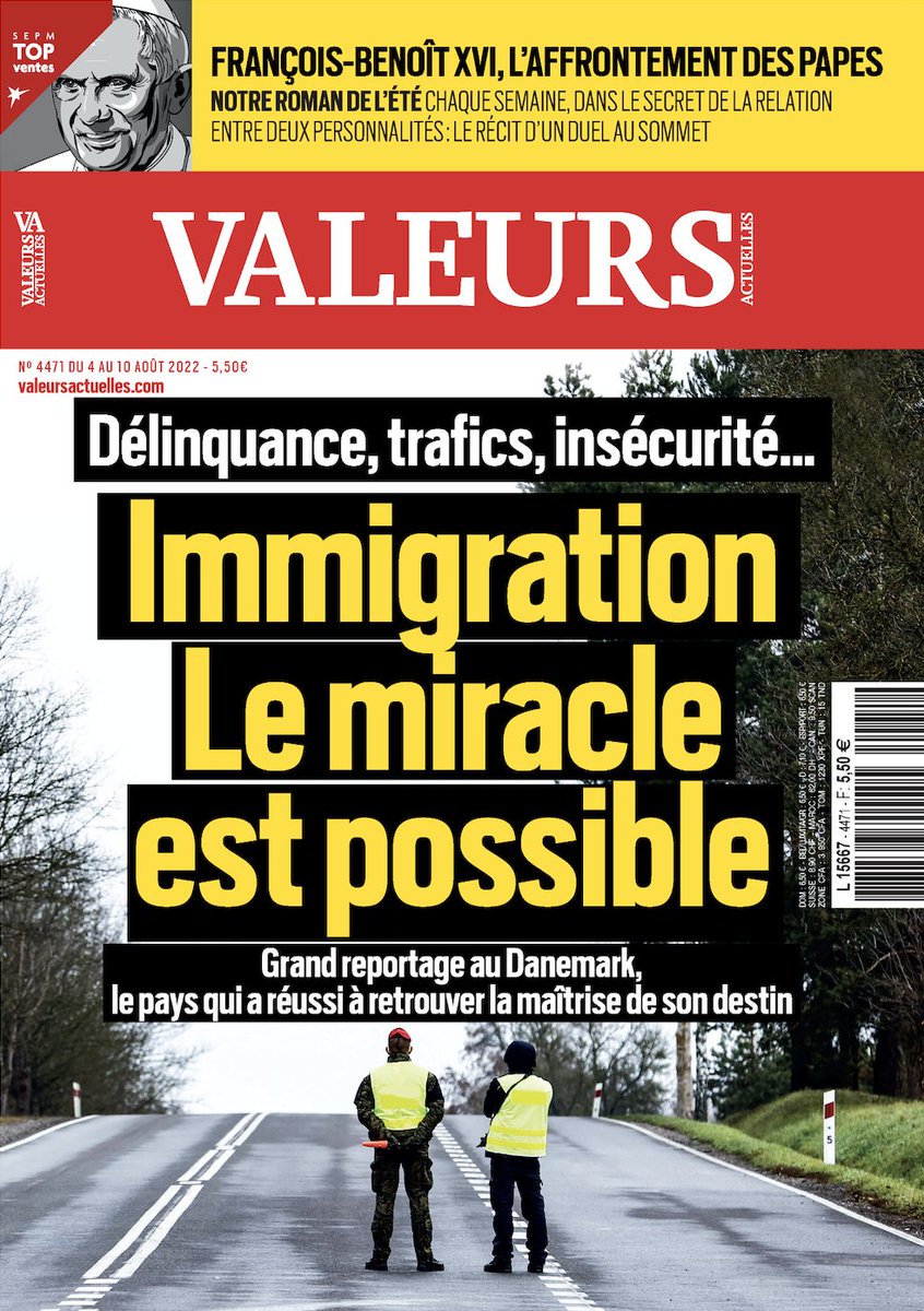 Tancrède de Chanterac (@t_chanterac) on Twitter photo 🗞 À lire dans <a href="/Valeurs/">Valeurs actuelles ن</a> actuelles :
🇩🇰 Délinquance, trafics, insécurité... : Immigration, le miracle est possible
Grand reportage au Danemark, le pays qui a réussi à retrouver la maîtrise de son destin 🗞 À lire dans <a href="/Valeurs/">Valeurs actuelles ن</a> actuelles :
🇩🇰 Délinquance, trafics, insécurité... : Immigration, le miracle est possible
Grand reportage au Danemark, le pays qui a réussi à retrouver la maîtrise de son destin