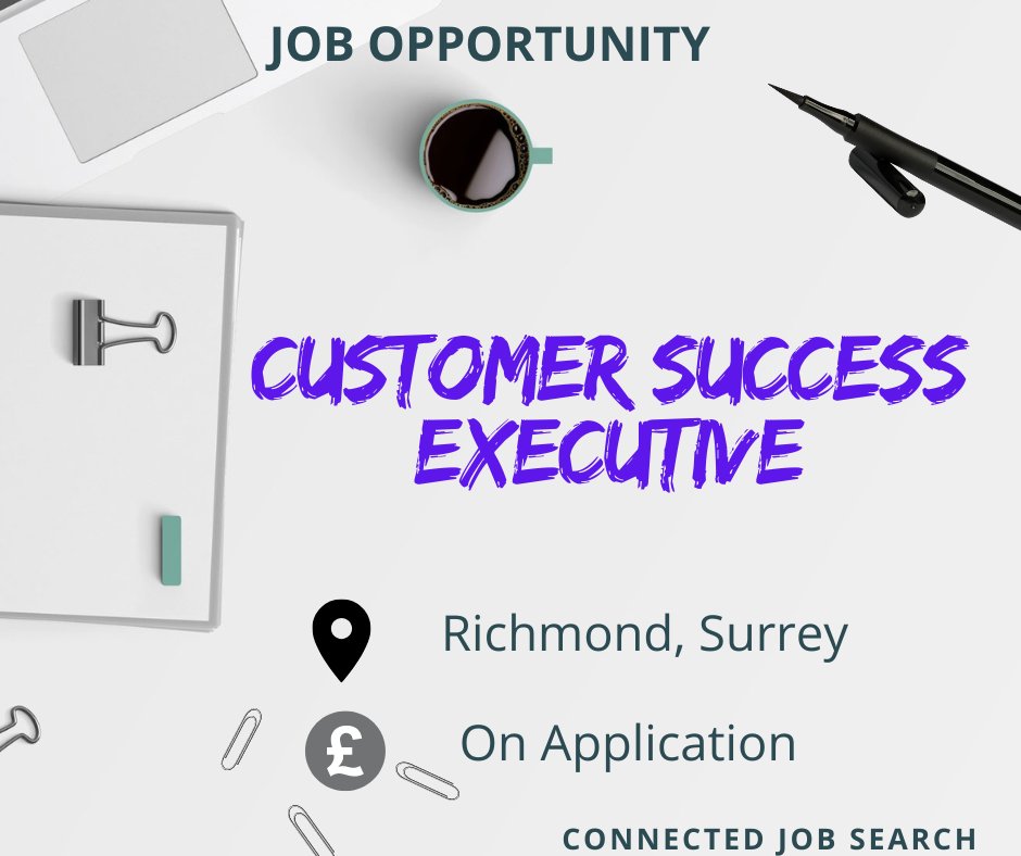 Looking for a new #customerservice #job in #Richmond ?

Find out more and register your interest on our website to find out more  👉connectedjobsearch.co.uk/jobs/customer-… 

#customerexecutivejobs #jobssurrey #hiring #businesssupport