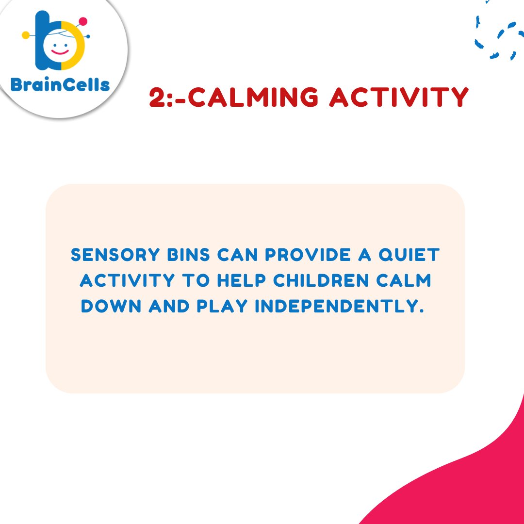 BrainCellsHQ's tweet photo. Did you know ?
Benefits of #Sensory bins. https://t.co/oQ0CCRBDnb