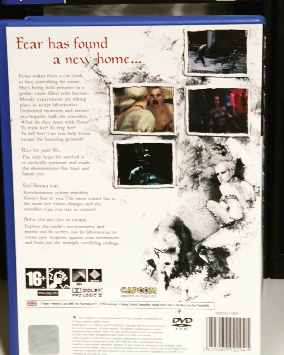 VarienGamesYT's tweet photo. Finally added this pricey, rare horror game to the collection ���
Not an easy game to find or afford. 
Haunting Ground, a hidden gem game that capcom fans should add to the collection.
#HauntingGround
#Capcom #raregames #ps2 #videogames #horrorgame #variengaming #gaming https://t.co/XlHMx3BLLL