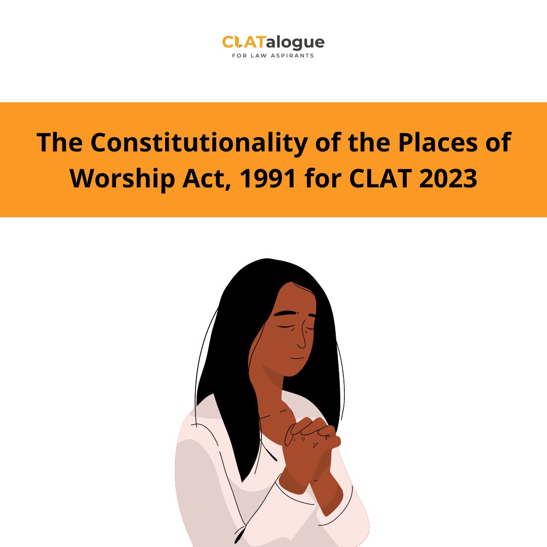 The Constitutionality of the Places of Worship Act, 1991 was recently challenged in the Supreme Court. Here is everything you need to know about it for CLAT 2023: lawc.to/0kTs0

#clat2023 #clatpg #clatalogue #clatadvice #studygram #lawschool #lawstudents #legaleducation