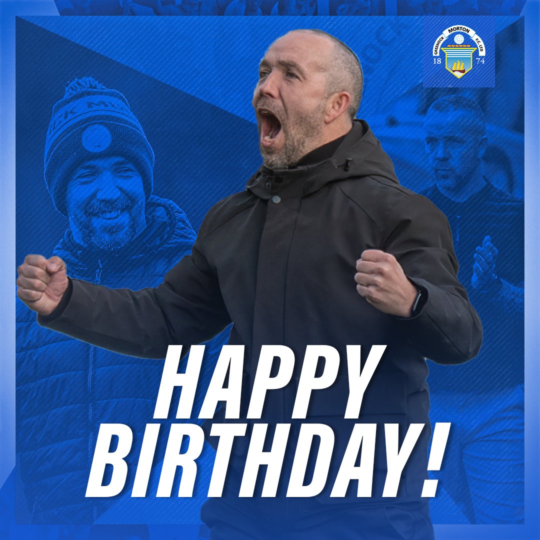  Join us in wishing Dougie Imrie a happy birthday as the gaffer turns 39 today! 