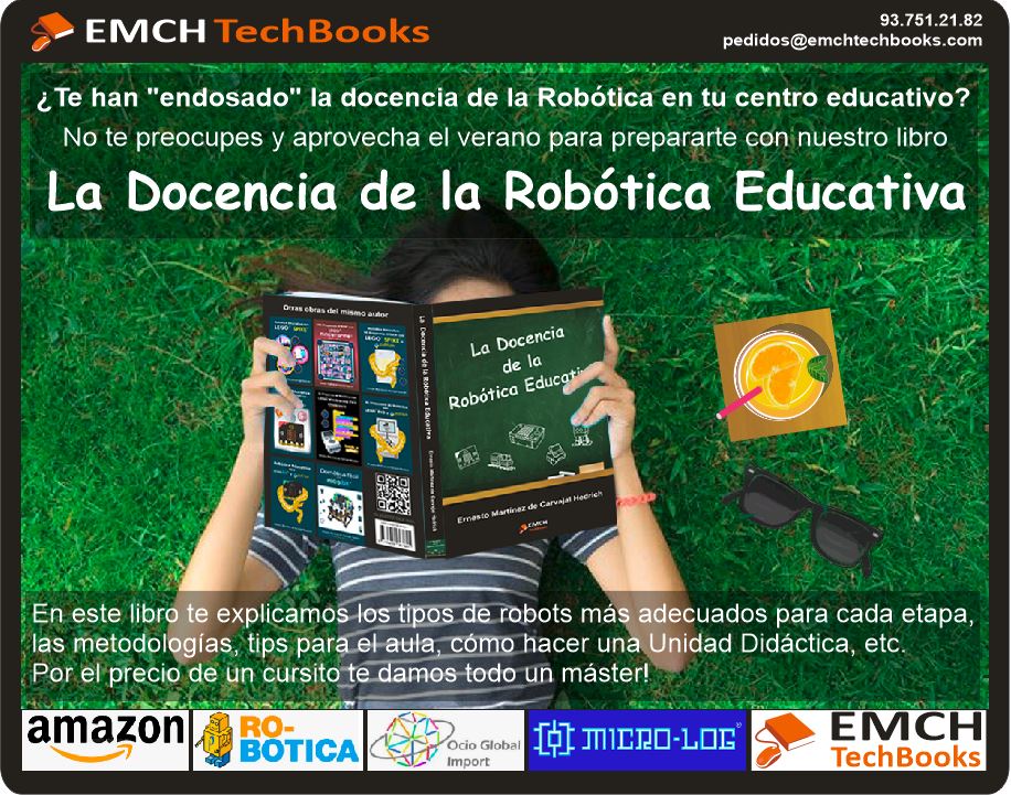 emartinezch57's tweet image. @RO_BOTICA_ @ImportOcio @MICROLOG_TECNO #LibroDocenciaRoboticaEducativa #EMCHTechBooks