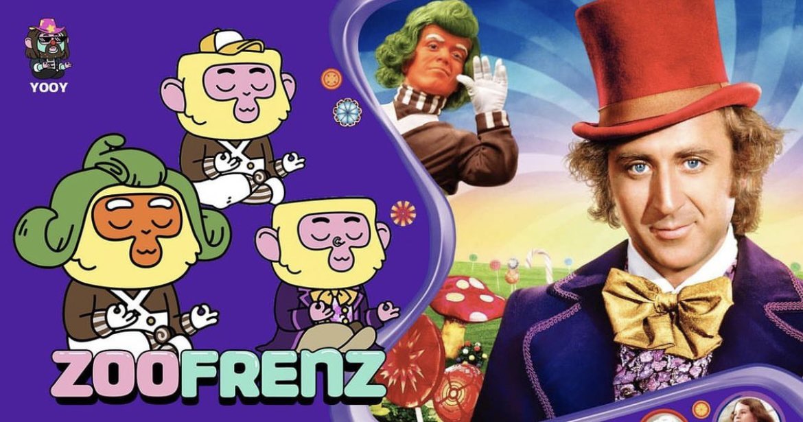 ShibaHanji's tweet photo. @zoofrenzNFT 
How amazing the Zoofrenz’s 3D artwork is!
Who can find Chocolate Man?
#CharlieAndTheChocolateFactory #CandyMaker #OOMPALOOMPAS https://t.co/CSySMF1Js5