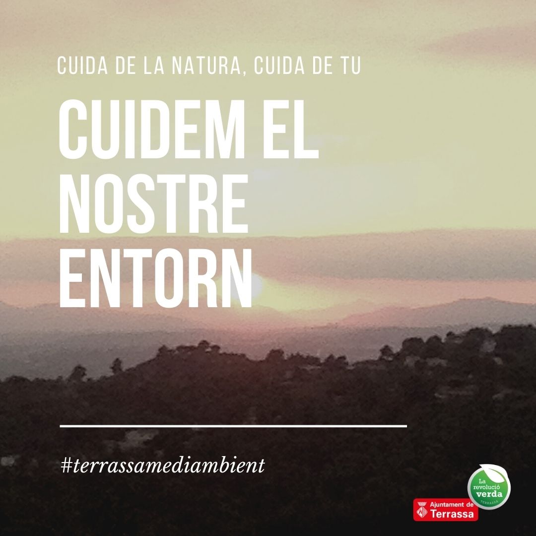 trsmediambient's tweet photo. 🌳🍃Gaudeix de la natura amb respecte. En qualsevol activitat que realitzem al medi natural, podem contribuir a la protecció de l'entorn i a nosaltres mateixos.

#TerrassaMediAmbient #AnellaVerdaTerrassa #CuidemElNostreEntorn https://t.co/RvWwc8FZO6