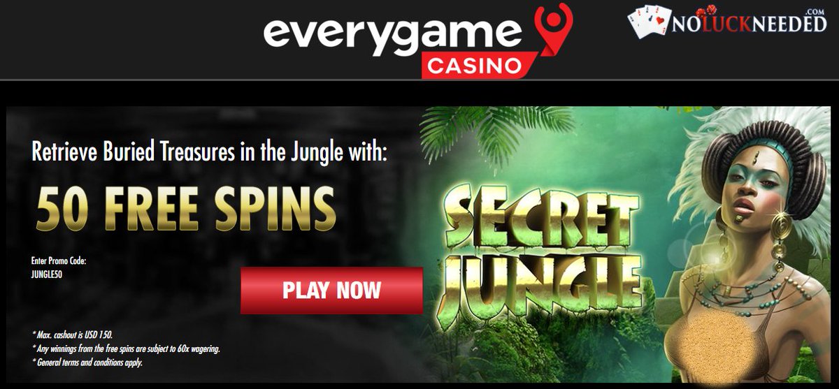 Everygame Casino - New August 200% Bonus Codes with $100 Free Chips or 50 Free Spins No Deposit Codes for New Accounts  Reliable #bitcoin litecoin or Fiat online casino est 1998. (No UK, No France) #Australia Welcome