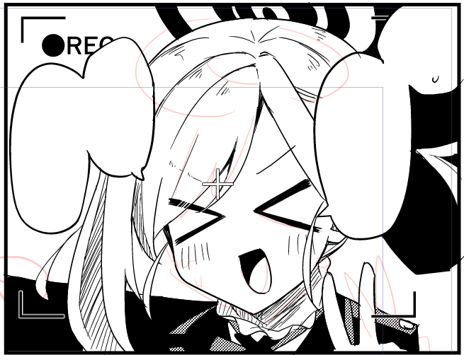 下描きがおざなりすぎるだろ 