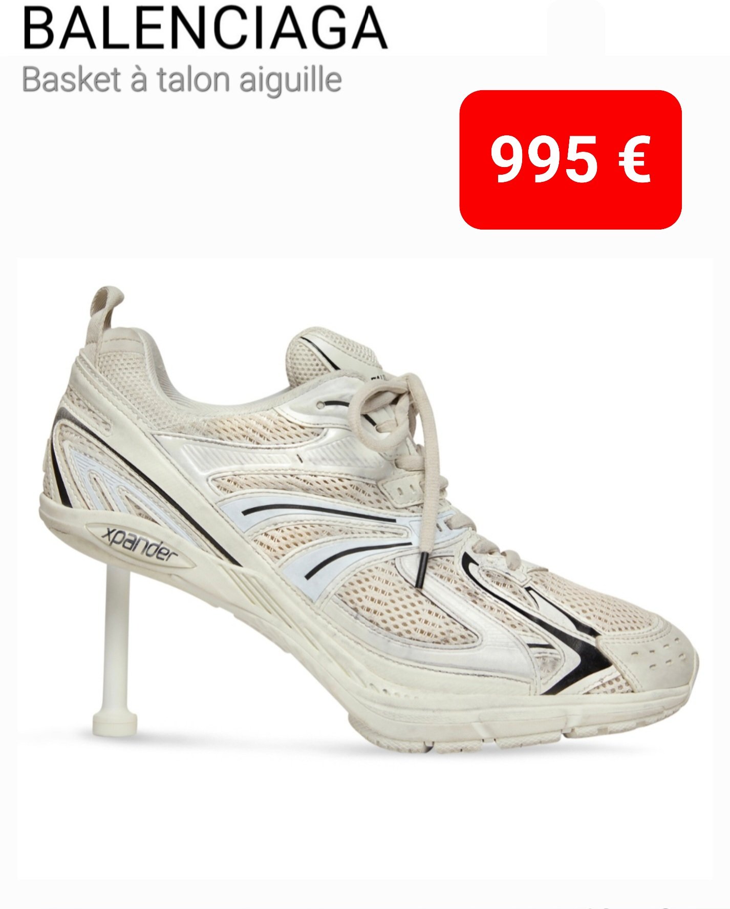 Francois Asselineau X 3 Balenciaga sait innover par exemple avec ces baskets a talon aiguille tres tendance puisqu ils se jouent avec une rare elegance de la societe patriarcale. Une facon