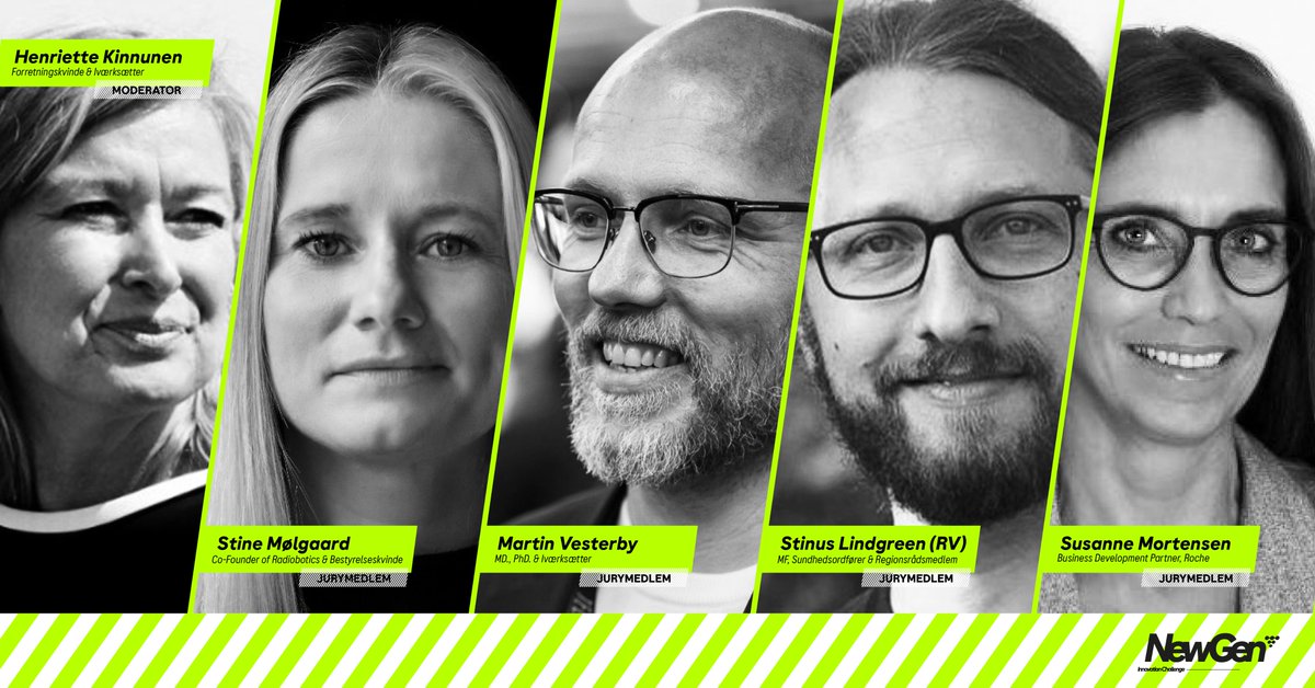 Roche Danmark (@rochedanmark) on Twitter photo Så er juryen i newgenchallenge.com på plads! 🤗 De bedømmer hvilken idé, der har størst potentiale for at skabe forandring og sikre et bæredygtigt sundhedsvæsen. Finalen er 14. sep. på Medicinsk Museion. <a href="/stinuslindgreen/">Stinus Lindgreen</a>, @stinesorensen, <a href="/martin_vesterby/">Martin Vesterby</a> & Susanne Mortensen. Så er juryen i newgenchallenge.com på plads! 🤗 De bedømmer hvilken idé, der har størst potentiale for at skabe forandring og sikre et bæredygtigt sundhedsvæsen. Finalen er 14. sep. på Medicinsk Museion. <a href="/stinuslindgreen/">Stinus Lindgreen</a>, @stinesorensen, <a href="/martin_vesterby/">Martin Vesterby</a> & Susanne Mortensen.