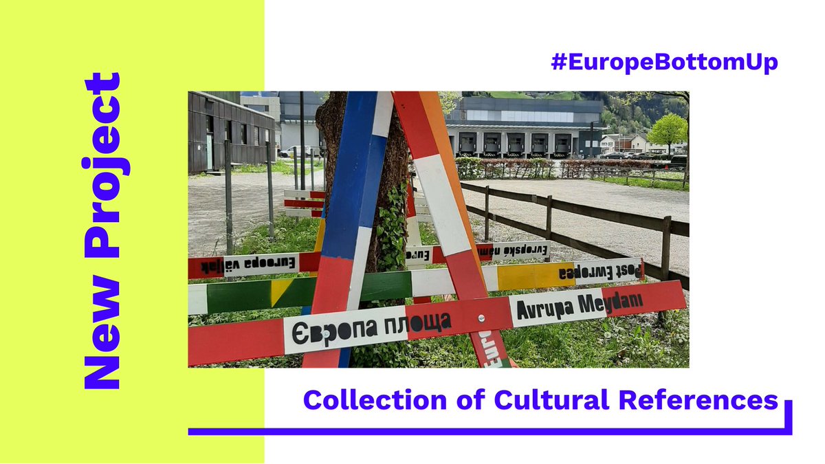 An art project, an online magazine, a theatre network – the „Artists and Cultural Initiatives for Europe“ project group is collecting references that implement European values through culture. See all examples at #EuropeBottomUp: europebottomup.eu/projects/colle…