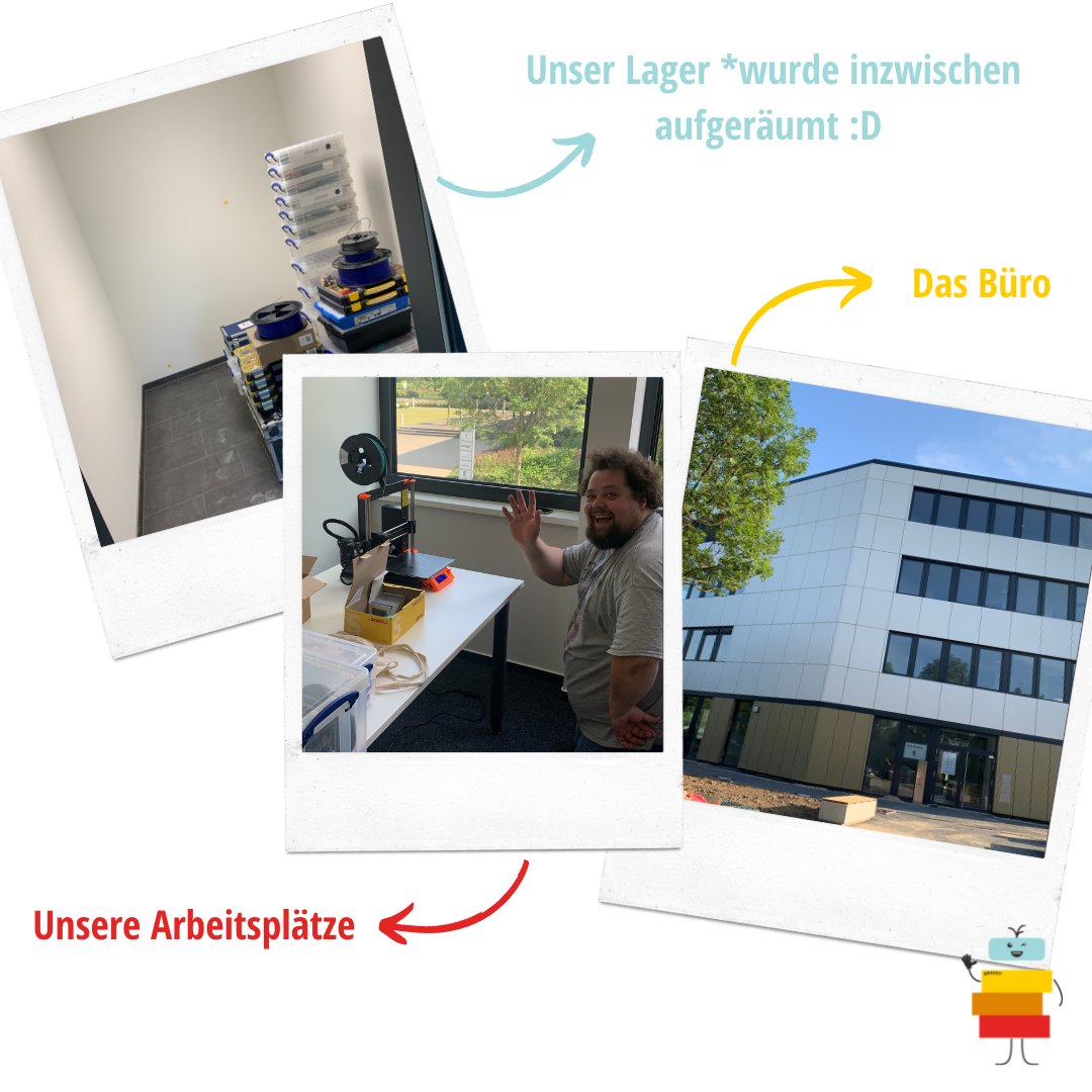 brickobotik's tweet photo. Und weiter geht es mit Neuerungen bei brickobotik. Denn ab sofort haben wir Büroräume im @working_hub angemietet und ihr könnt uns am Sebrathweg 9 in Dortmund antreffen. Dieses liegt zudem ganz nah an der Uni. 
#brickobotik #Büro #DigitaleBildung #Umzug https://t.co/L1kei7C7f1