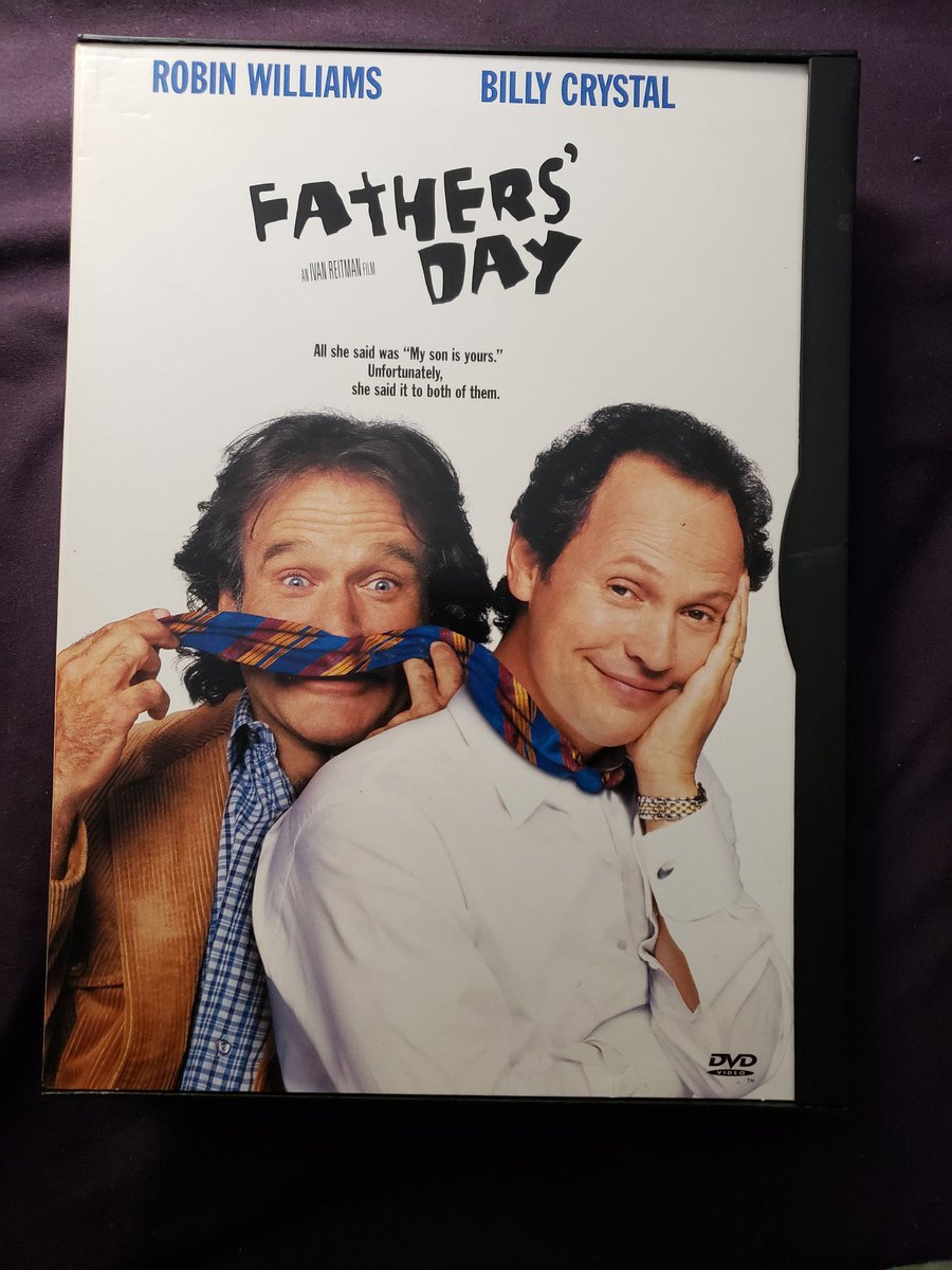 Up next on my 90's Fest Movie and TV Marathon...Father's Day (1997) on classic DVD 📀! #movie #movies #comedy #fathersday #billycrystal #RobinWilliams #charliehofheimer #dvd #90s #90sfest #durandurantulsas2ndannual90sfest