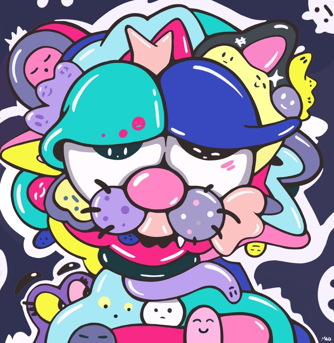 Gm Ladies &amp; Gentleman !
Here is my latest 1/1 called BillyRex. 
🐱
#NFTCommunity #nftart #