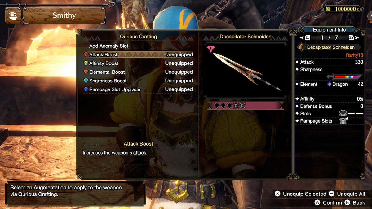 monsterhunter's tweet photo. Hey everyone! We'll be revealing the details for the first free Title Update soon! We hope you look forward to it.
For now, here's an image depicting Qurious Crafting with regard to weapon upgrades.

- Suzuki, #Sunbreak Director https://t.co/bozURPxQ11