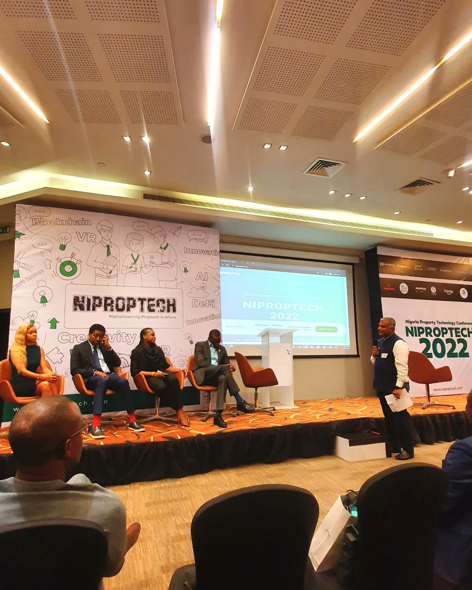 NIPROPTECH's tweet image. Our First Panel is up!
Moderated by; John Kuruvilla, Chief Mentor, Brigade Reap India @BrigadeReap
Panelists
Jide Osulola, CEO Octo5
Ezekiel Bassey, CEO @haapliving
Joanna Fabikun, Eko Atlantic
Christy Amida, ED/COO Lekki Gardens
Odunayo Ojo, MD @updcplc
#niproptech2022