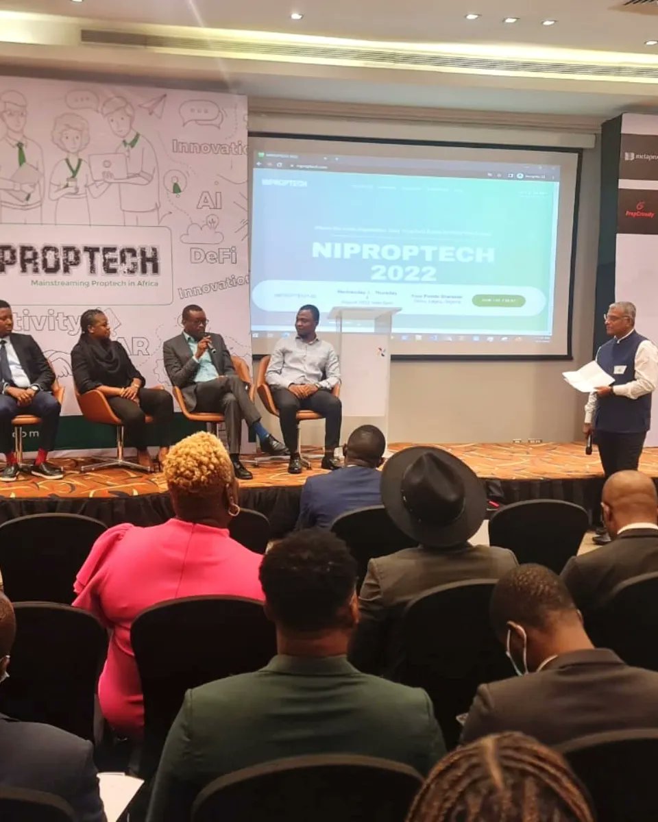 NIPROPTECH's tweet image. Our First Panel is up!
Moderated by; John Kuruvilla, Chief Mentor, Brigade Reap India @BrigadeReap
Panelists
Jide Osulola, CEO Octo5
Ezekiel Bassey, CEO @haapliving
Joanna Fabikun, Eko Atlantic
Christy Amida, ED/COO Lekki Gardens
Odunayo Ojo, MD @updcplc
#niproptech2022