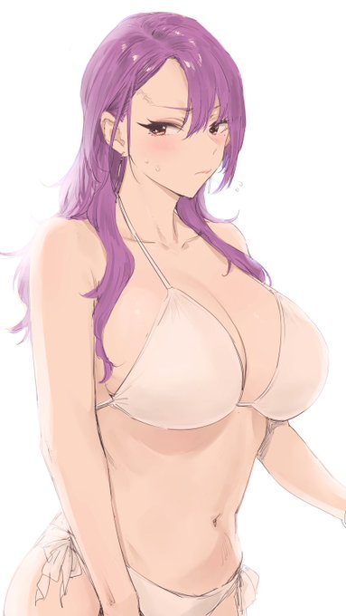 水着よりおでこの傷を出すのが恥ずかしい常盤の絵です。 