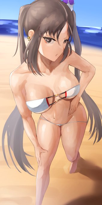 ポーズマニアでお腹の奥行きを勉強するために描いてみた、全然むずいんですけど 