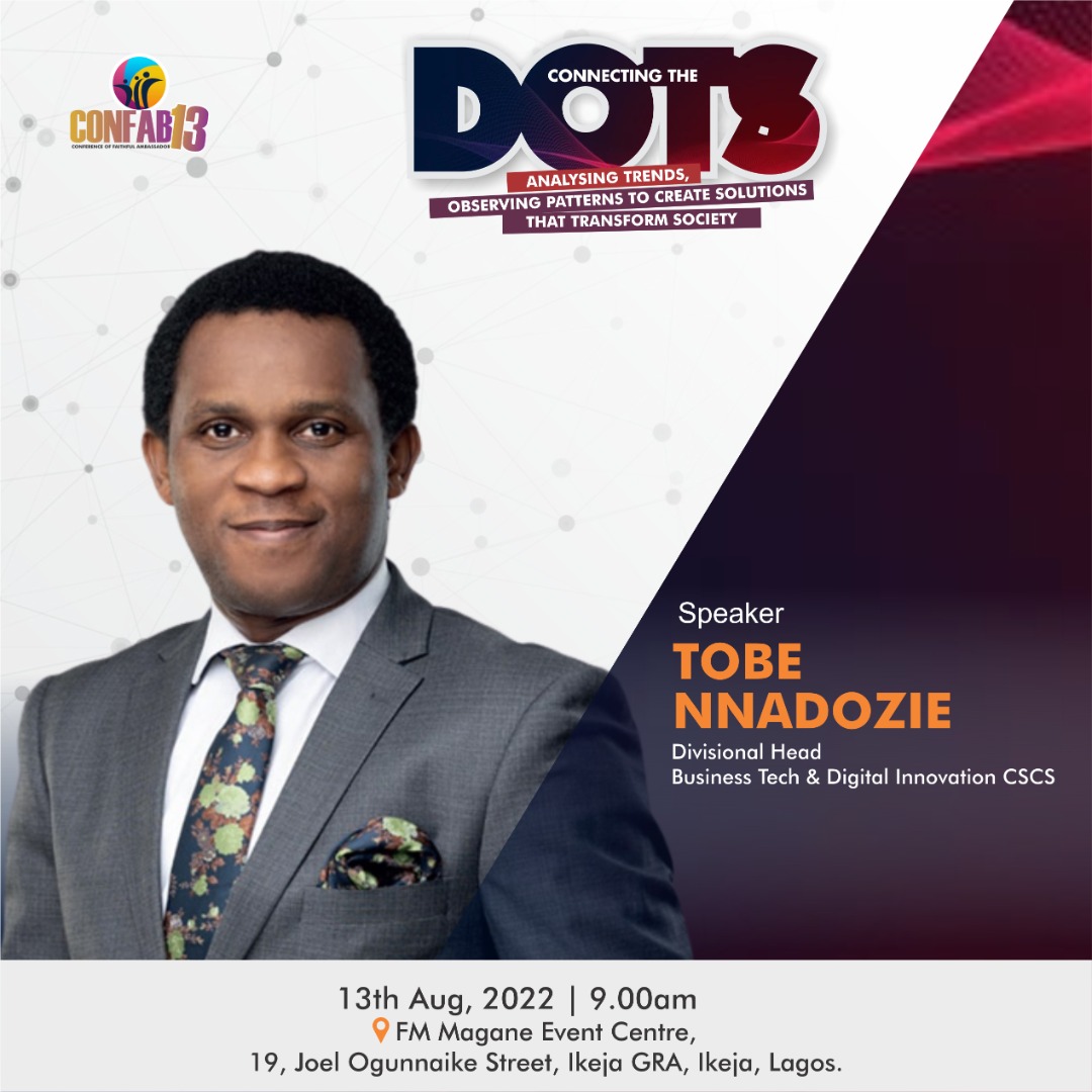 koyejo77's tweet photo. #Confab13 CONNECTING THE DOTS is 10days away...
@TNnadozie will be sharing with us from his wealth of knowledge on how to connect the dots.

Register here to secure a seat https://t.co/HQsyh9dS7W 

#Confab #confab13 #connectingthedots #opportunity # https://t.co/pk8zFCS8ZO