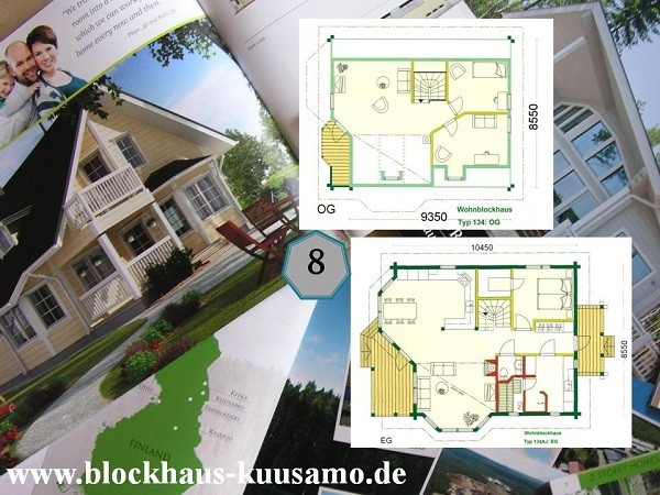 BlockhausKuusam's tweet photo. Hausvorschlag 8 - Aufwendiges #Blockhaus als #Wohnhaus mit #Erker, zwei #Gauben, #Balkon und #Terrasse. Ökologisches #Einfamilienhaus in Blockbauweise mit vielen Extras. Bebaute Geschossfläche auf zwei Ebenen 134 m². 
Mehr hier https://t.co/Np37Nuwnww
#Massivholzhaus #Bauen #Holz https://t.co/hZBmdhLUCp