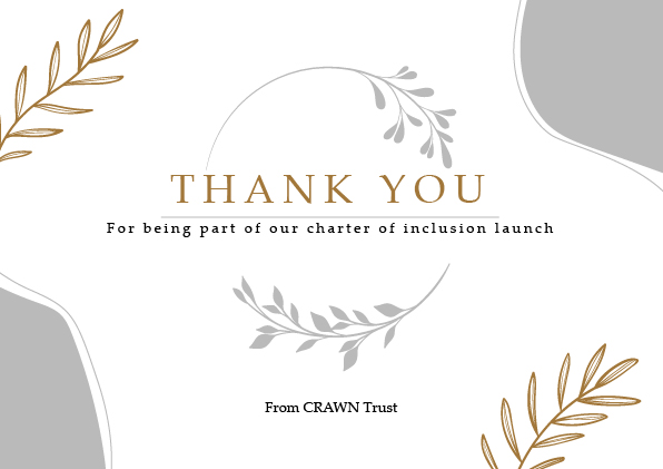 Thank you for being part of #CharterOfInclusion launch🎉. To our development and execution partners we applaud you for walking the journey with us. 
If you missed it, you can catch it all here:youtu.be/PMJ-_L2i1Qo