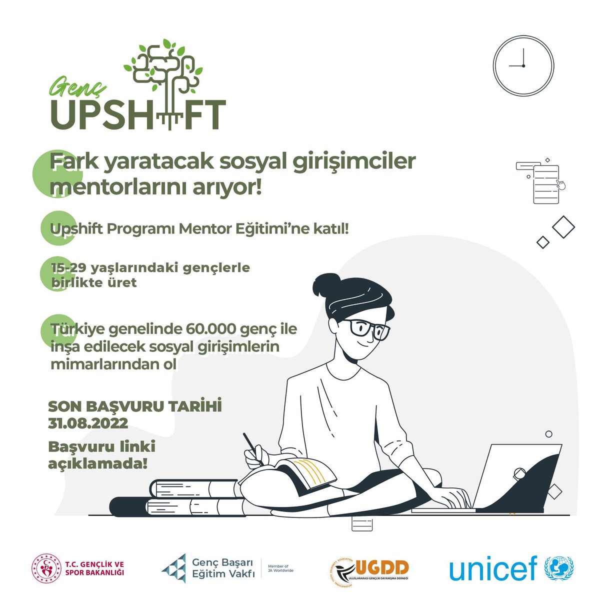 Genç UPSHIFT Programında 'Mentor' olmak ister misin? Gençlerin hayatlarında karşılaştıkları problemlere yenilikçi çözümler üretmelerine ve bu çözümleri hayata geçirmelerine destek olan Genç UPSHIFT'te, bilgi ve deneyimlerinle gençlere rehber olmak için👇 forms.gle/WACarqADkkzNBA…