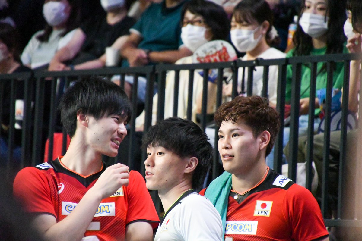 _torio3_'s tweet photo. 7/30 龍神NIPPON 紅白戦
@沖縄アリーナ

元々仲良しやったはずやけど更にみんな仲良しになってた気がするな😭🫶🏻

#西田有志 選手 #大塚達宣 選手
#小川智大 選手 #龍神NIPPON https://t.co/gFvRXQ6jLp