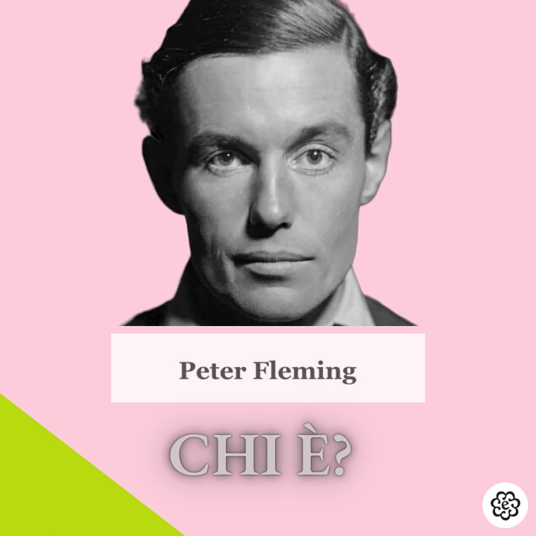p_candelaresi's tweet photo. UNA VITA DA FILM. Ho scritto un pezzo sull’affascinante Peter Fleming per Settecolori, traducendo pezzi da varie testate internazionali. Lui è il vero latin lover inglese della letteratura. Cercalo sui nostri social. #peterfleming #libri #romanzi https://t.co/9EsFobbJIa