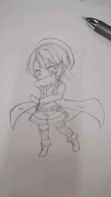 感化されやすい俺は船長の配信を見ながらにSDスバルを描いている#プロテインザスバル 