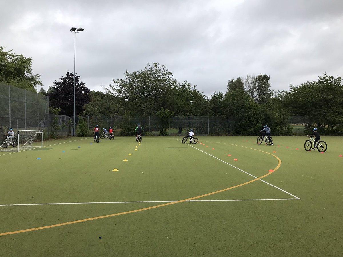 Race day with the <a href="/AchieveMoreSCT/">AMScotland</a> crew at  Haghill Primary School. Sprint to slow to  slalom 😎 <a href="/ScottishCycling/">Scottish Cycling</a> <a href="/Glasgow_Sport/">Glasgow Sport</a>